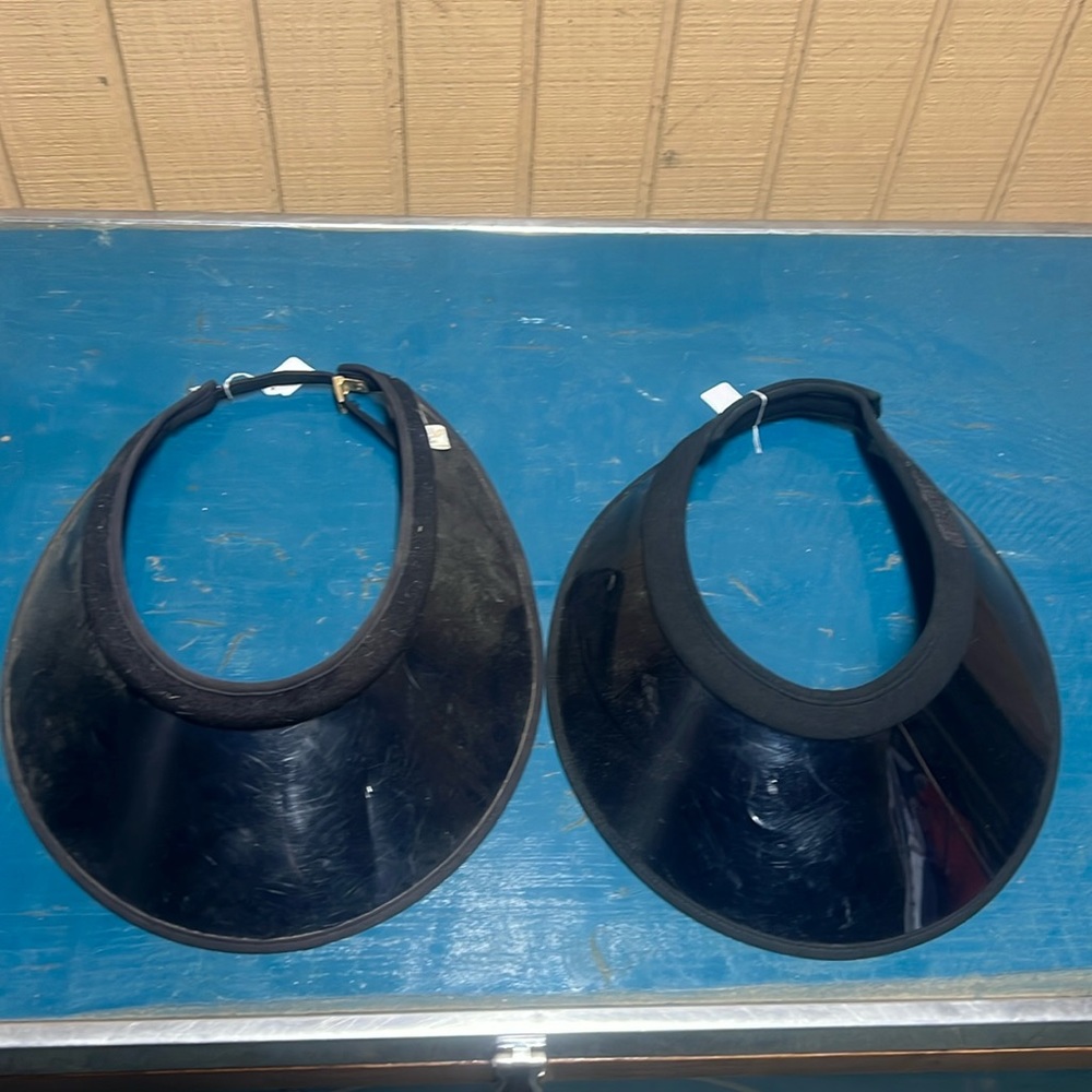 2 soless equestrian riding visors